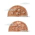 BASSORILIEVO PANNELLO IN TERRACOTTA MELOGRANO+TRALCIO D'UVA