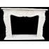 CORNICE DI CAMINO IN MARMO BIANCO Cm. 135 mod. 47