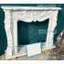 CORNICE DI CAMINO IN MARMO BIANCO Cm. 150 mod.47