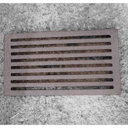 GRIGLIA IN GHISA PER CAMINO STUFA CM. 16x29.5