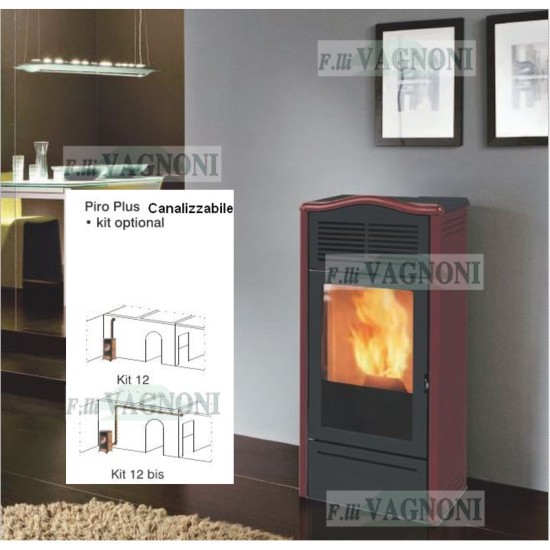 STUFA A PELLET PIRO 2 KW. 9 ITALIANA CAMINI by EDILKAMIN STUFA A PELLET PIRO 2 KW. 9 ITALIANA CAMINI by EDILKAMIN