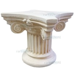 CAPITELLO COLONNA PATRASSO IN CEMENTO MARRONE ANTICO CM. 43