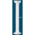 COLONNA IN GESSO H. CM. 205 FUSTO LISCIO CM. 22 CAP. CORINZIO