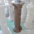 COLONNA LISCIA Ø16 IN MARMO ROSA CAPITELLO ROTONDO