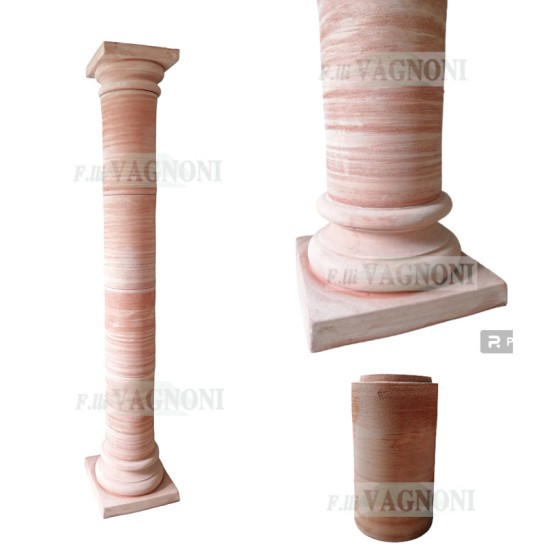 COLONNA PERGOLA GAZEBO IN TERRACOTTA TOSCANA CM. 240 COLONNA PERGOLA GAZEBO IN TERRACOTTA TOSCANA CM. 240