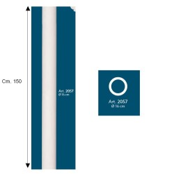 FUSTO COLONNA LISCIA DIAMETRO CM.16 CIRCOLARE H. CM. 150