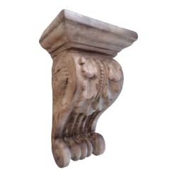 VECCHIA MENSOLA CAPITELLO IN TERRACOTTA RESTAURATA