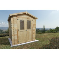 Casetta in Legno Lea Cm. 220x220 pareti da 28 mm.