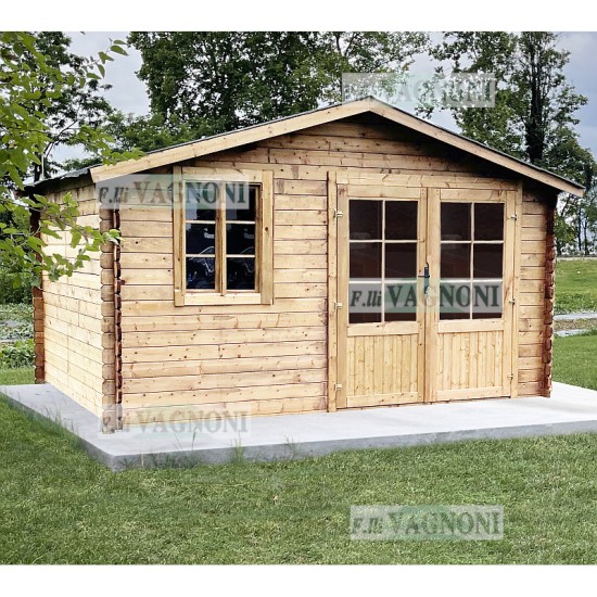 Casettain Legno Valencia Cm. 400x400 pareti 40 mm. Casettain Legno Valencia Cm. 400x400 pareti 40 mm.