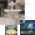 FONTANA DA GIARDINO COMPLETA DI POMPA E LUCI MOD. 104