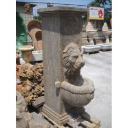 FONTANA IN PIETRA A COLONNA cm. 120