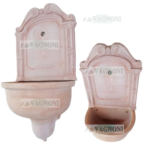 FONTANA SOSPESA IN TERRACOTTA 3 PZ. COM. CM.40x27 FONTANA SOSPESA IN TERRACOTTA 3 PZ. COM. CM.40x27