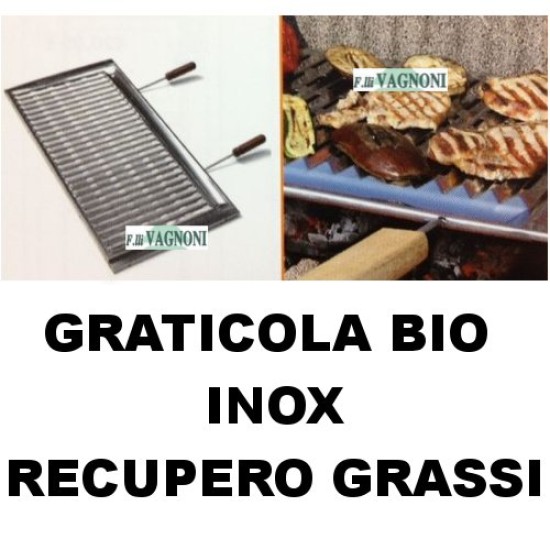 BISTECCHIERA GRATICOLA BIO CM. 60X40 PER BARBECUE BISTECCHIERA GRATICOLA BIO CM. 60X40 PER BARBECUE