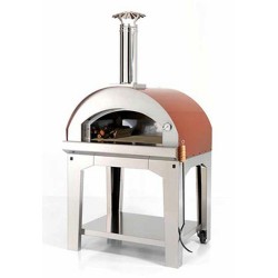 FORNO A LEGNA MANGIAFUOCO CON CARRELLO FONTANA FORNI