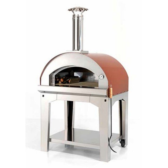 FORNO A LEGNA MANGIAFUOCO CON CARRELLO FONTANA FORNI FORNO A LEGNA MANGIAFUOCO CON CARRELLO FONTANA FORNI
