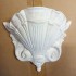 N° 2 APPLIQUE (COPPIA) LAMPADA DA PARETE IN GESSO CM. 31 - 385