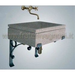 N° 2 STAFFE IN METALLO PER LAVANDINI PROFONDITA' MIN.CM. 35 E 36