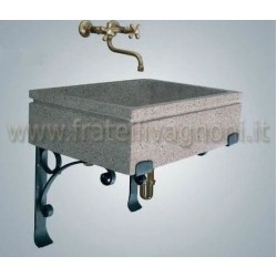 N° 2 STAFFE IN METALLO PER LAVANDINI PROFONDITA' MIN.CM. 50 E 52