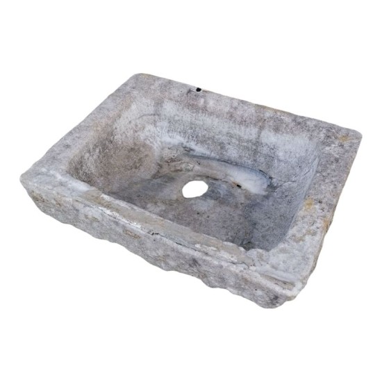 LAVANDINO IN MARMO ANTICO ORIGINALE CM.53x39 LAVANDINO IN MARMO ANTICO ORIGINALE CM.53x39