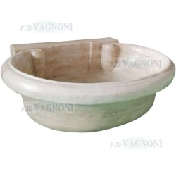 LAVANDINO LAVELLO IN MARMO VASCHETTA PESANTE CM. 65x52x20