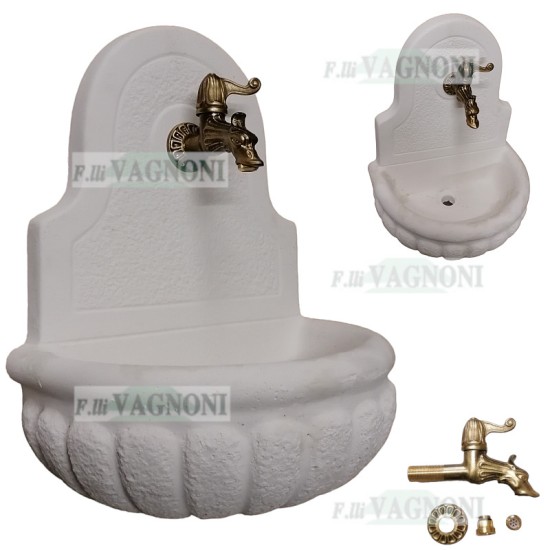 LAVANDINO PICCOLA FONTANA A PARETE IN CEMENTO 488 LAVANDINO PICCOLA FONTANA A PARETE IN CEMENTO 488