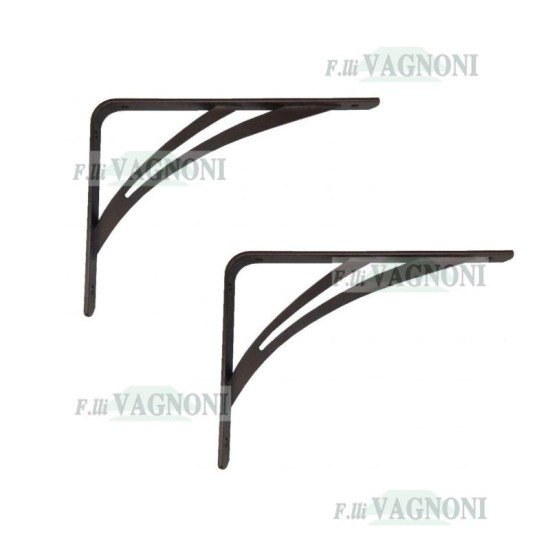N° 2 STAFFE IN FERRO CORTEN MARRONE PER LAVANDINI ACQUAIO N° 2 STAFFE IN FERRO CORTEN MARRONE PER LAVANDINI ACQUAIO