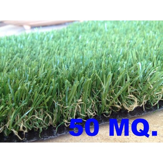 50 MQ. ERBA PRATO SINTETICO 35 mm. A.D.-022-4 COLORI FIL. "U"