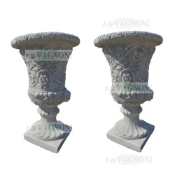 #OFFERTA# N° 2 VASI A CALICE IN CEMENTO MOD. 289