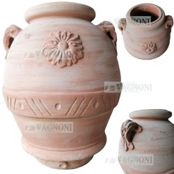 ANFORA ORCIO TOSCANO IN TERRACOTTA CM. 55x45