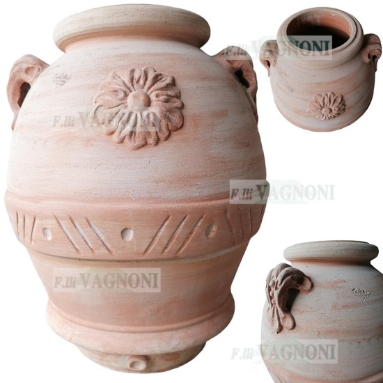 ANFORA ORCIO TOSCANO IN TERRACOTTA CM. 55x45