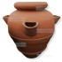 ANFORA ORCIO TOSCANO IN TERRACOTTA CON TASCHE CM. 90