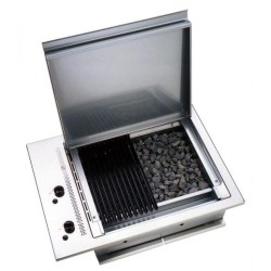 BARBECUE A GAS A PIETRA LAVICA DA INCASSO MOD. S2