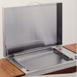 BARBECUE A GAS PLANET DA INCASSO MOD. OASI IN.55+COPERCHIO