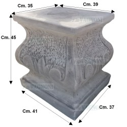 BASAMENTO COLONNA CEMENTO CM. 41x37x45