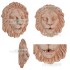 BASSORILIEVO  TESTA DI LEONE PER FONTANA IN TERRACOTTA TOSCANA