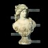 BUSTO DI DONNA CM. 67 EFFETTO PIETRA CORROSA