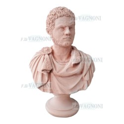 BUSTO IMPERATORE CARACALLA CM. 62 IN TERRACOTTA TOSCANA