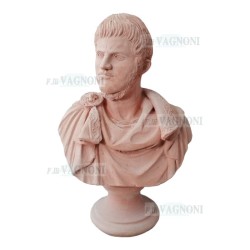BUSTO IMPERATORE MARCO NERONE CM. 62 IN TERRACOTTA TOSCANA