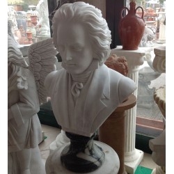 BUSTO IN MARMO BEETHOVEN Cm. 65