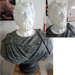 BUSTO IN MARMO Cm. 75   mod. 84