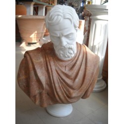 BUSTO IN MARMO DI MICHELANGELO BUONARROTI Cm. 75 mod. 013