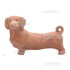 CANE BASSOTTO IN TERRACOTTA CM. 28x19