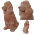 CANE COCKER IN TERRACOTTA TOSCANA CM. 40