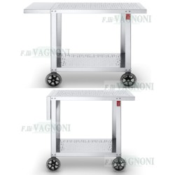 CARRELLO PLANET SMART MULTIUSO IN ACCIAIO INOX