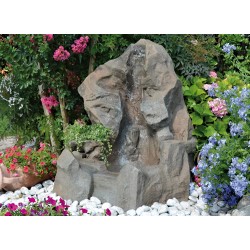 CASCATA ALPES CON POMPA COLORE GRANITO