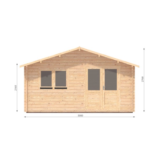CASETTA CM. 500X600 PARETI DA 45 MM.