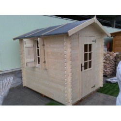 CASETTA IN LEGNO Cm. 200X250 PARETI 28 mm.