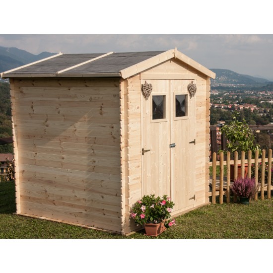 Casetta in Legno Giulia Cm. 200x200 pareti 19 mm.