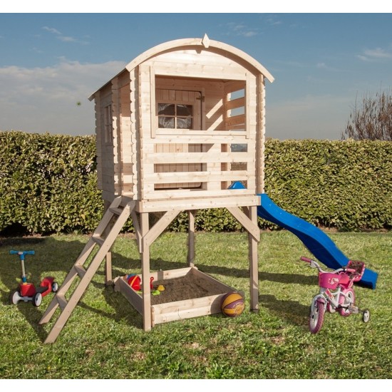 Casetta in Legno per bambini Joy cm. 163x118 pareti da 19 mm.