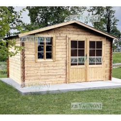 Casettain Legno Valencia Cm. 400x400 pareti 40 mm.